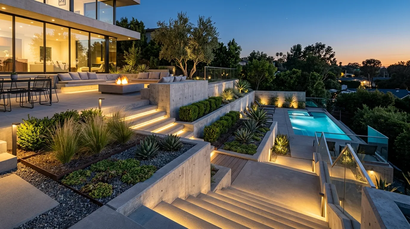 Retaining Wall Planting